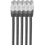 Cabo de rede shiverpeaks BS75711-H0.25S-SET5 preto 0,25 m Cat6 S/FTP (S-STP) (BS75711-H0.25S-SET5)