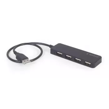Hub USB 2.0 Gembird UHB-U2P4-06 — 4 portas, expansão USB compacta