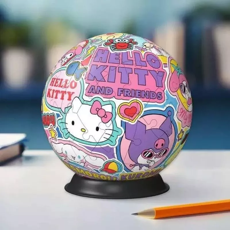 Puzzle Ravensburger Hello Kitty 72 peças Idade recomendada 6 a 99