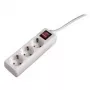 Hama 00108815 proteção contra sobretensão branco 3 tomadas AC 230 V 5 m