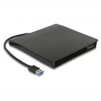 Caixa para HDD DeLOCK 42636 Preto 5,25 polegadas Micro SATA 5 Gbit/s