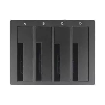 Docking station DeLOCK USB Type-C para 4 x SATA HDD / SSD - Docking station HDD compartimentos: 4 - 2.5 / 3.5 partilhados (6,4 cm/8,9 cm partilhados)