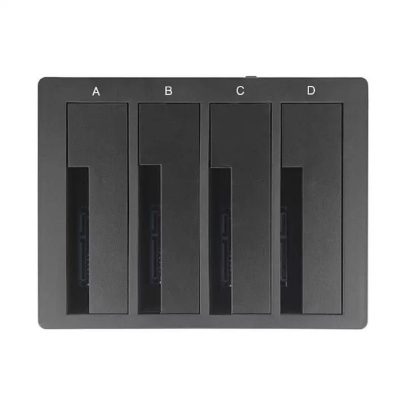 Docking station DeLOCK USB Type-C para 4 x SATA HDD / SSD - Docking station HDD compartimentos: 4 - 2.5 / 3.5 partilhados (6,4 cm/8,9 cm partilhados)