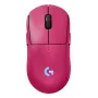 Logitech G PRO 2 - Rato - Gaming - para destros e esquerdinos - ótico - 8 botões - Sem fios, Com fios - 2,4 GHz, USB - recetor USB Logitech LIGHTSPEED - rosa (910-007310)
