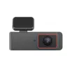 KINGSLIM E2 Pro câmara para automóvel, canal duplo 2K frontal + 1080p traseira, Wi-Fi, sensor G, microSD até 256 GB