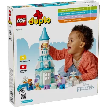 Conjunto de construção LEGO DUPLO 10455 festa no palácio de gelo da Anna e da Elsa da Disney