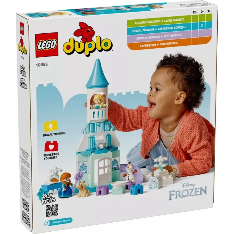 Conjunto de construção LEGO DUPLO 10455 festa no palácio de gelo da Anna e da Elsa da Disney