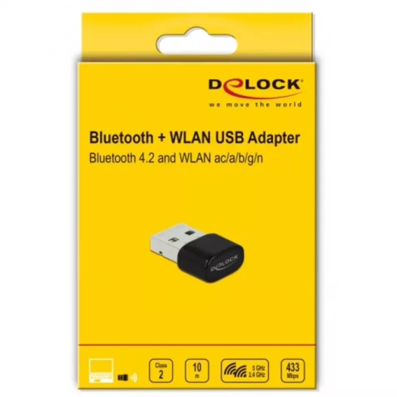Placa de rede DeLOCK 61000 WLAN 433 Mbit/s
