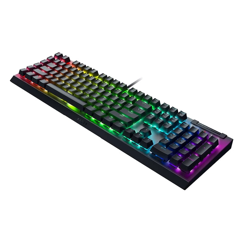 Razer BlackWidow V4 X Teclado mecânico para gaming, interruptores amarelos, layout US, com fio, preto
