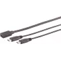 Cabo USB S/CONN 13-20020 USB 2.0 0,3 m USB-C 2 x USB-C preto