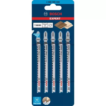 Bosch Wood corte limpo 2 lados lâmina para serra de vaivém aço carbono (HCS) 5 unid.