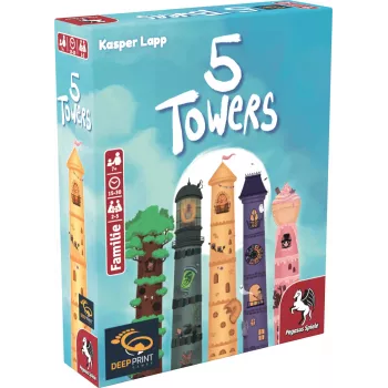 Deep Print Games: 5 Towers, jogo de cartas