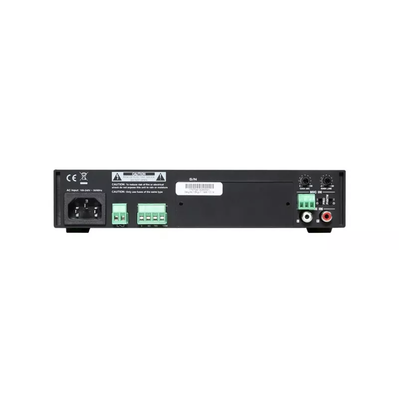 Amplificador de megafonia Audac AUDAC COM108 80W 100V
