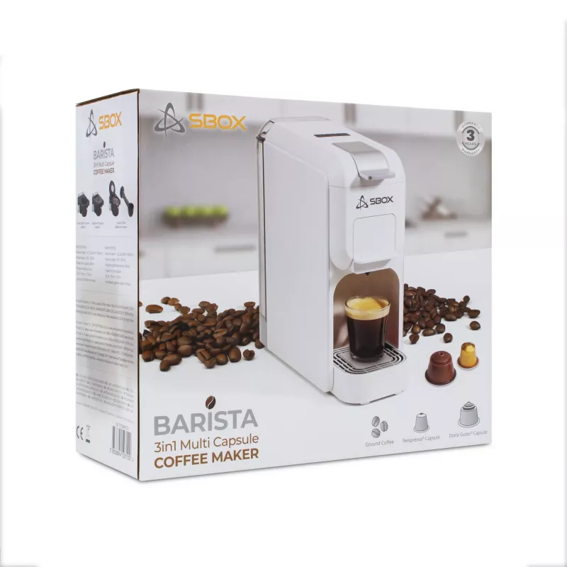 Máquina de café SBOX 1.5L CM-719 Barista branco