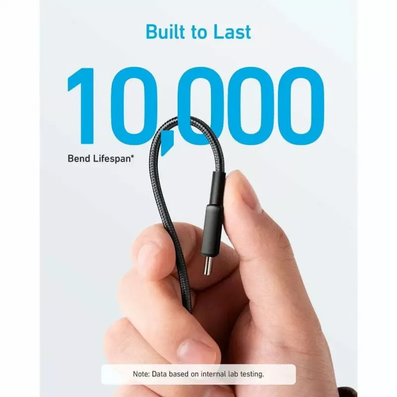 Cabo USB Anker 322 1,8 m USB C carregamento rápido transferência de dados