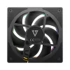 Ventoinha para caixa MODECOM VOLCANO LOOP 120 ARGB Reverse Fan preta 120 mm PWM 400–1400 RPM conector ARGB