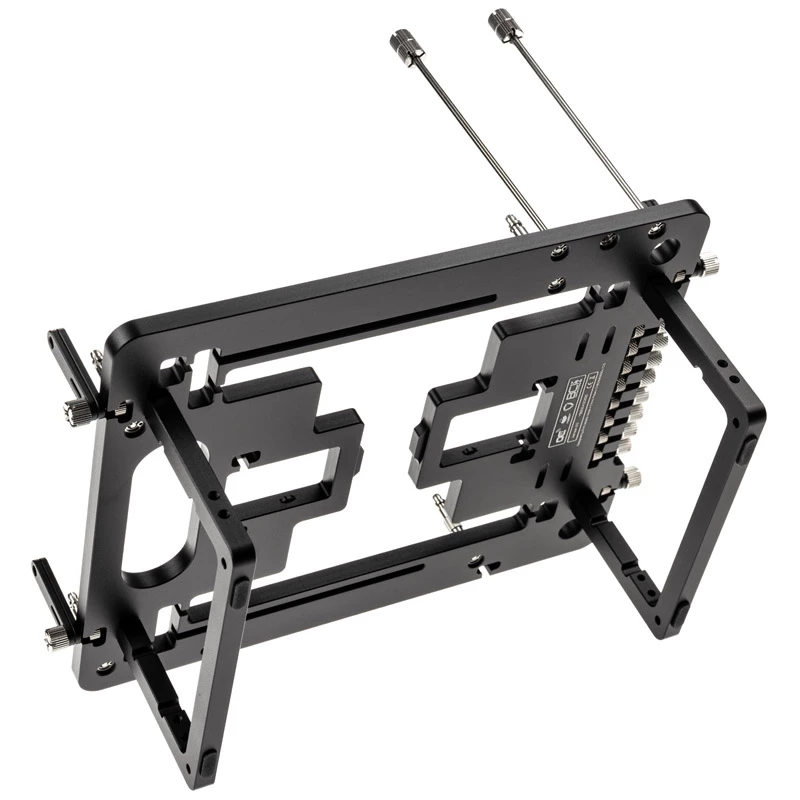Bancada de testes Streacom BC1 Mini V2 preta – chassis compacto de arrefecimento passivo open-frame