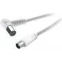Cabo coaxial Speaka Professional SP-7870456 branco