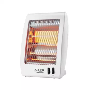 Adler | Aquecedor | AD 7709 | Aquecedor halogéneo | 800 W | Número de níveis de potência 2 | Branco