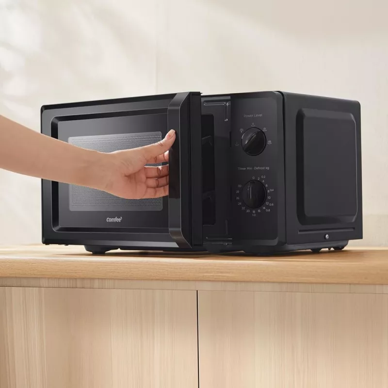 Micro-ondas Toshiba MM2EM20PF acabamento espelhado preto