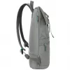 Mochila urbana Rivacase Gremio cinzento poliéster rPET 280x135x430mm