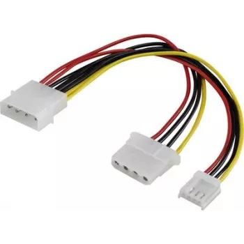 Cabo de extensão Renkforce RF-4166421 1x ficha de alimentação IDE para 1x conector fêmea de alimentação IDE