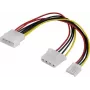 Cabo de extensão Renkforce RF-4166421 1x ficha de alimentação IDE para 1x conector fêmea de alimentação IDE