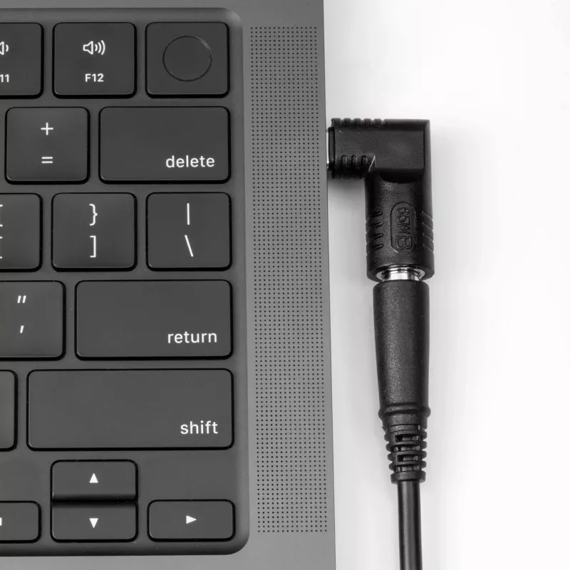 Akyga AK-ND-D07 adaptador DC 5,5 x 2,1 mm para USB-C PD para fontes de alimentação de portáteis, 65 W, para HP