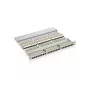 Patch panel blindado Equip 48 portas Cat.6, preto, RJ-45, dourado, Cat6, montagem em rack, 1U, preto