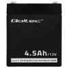 Qoltec 53033 bateria AGM 12 V 4,5 Ah, máx. 1,35 A, sem manutenção