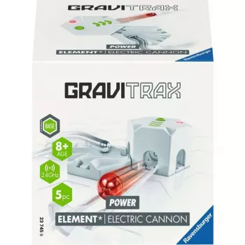 Ravensburger GraviTrax elemento canhão elétrico – expansão de percurso para pista de bolas GraviTrax