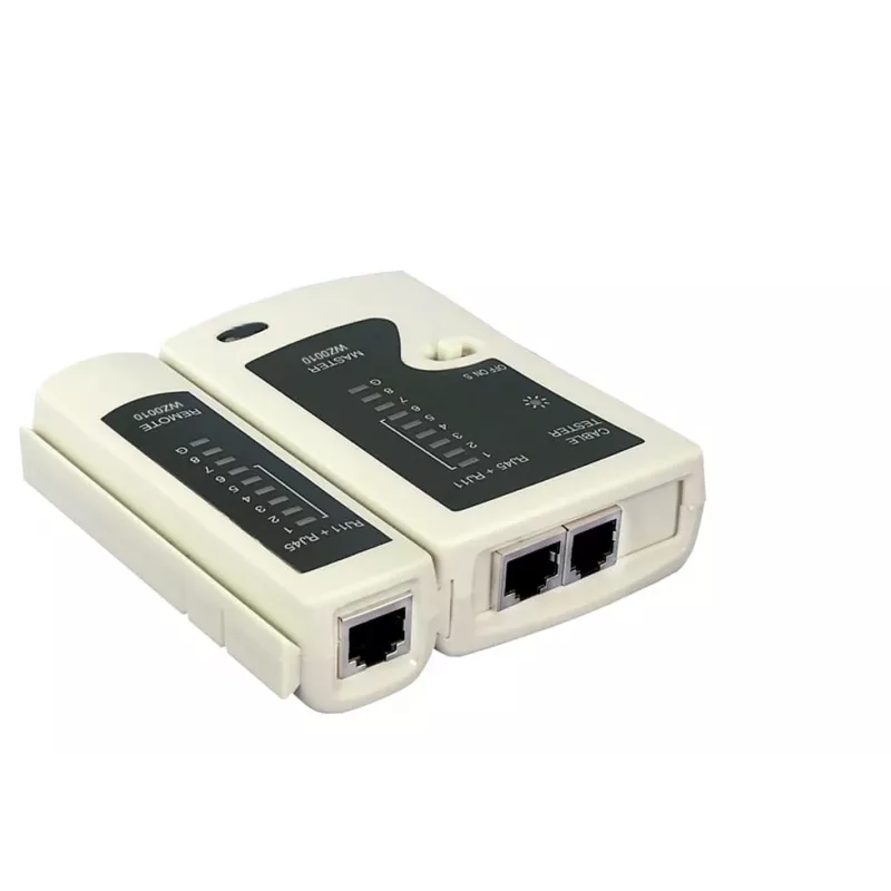 Testador de cabos, LogiLink WZ0010, aparelho de teste de cabos de rede