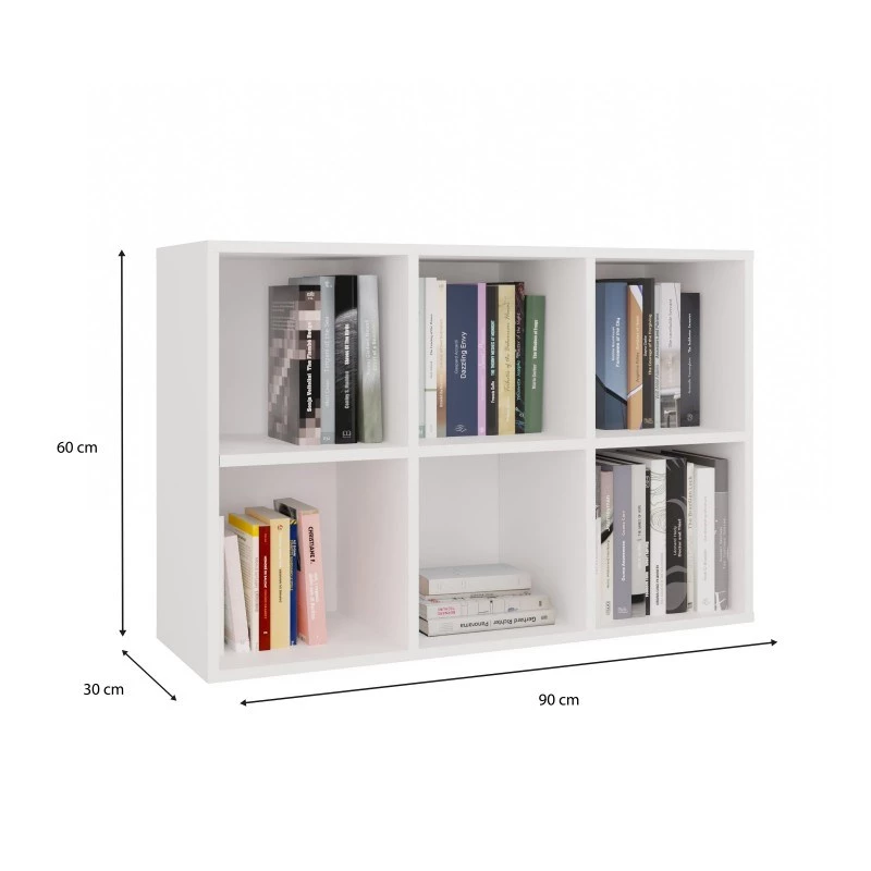 Estante MALAX MINI 2X3 branco