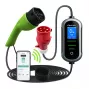 Carregador para veículos elétricos QOLTEC Mobile EV 2in1 Type2 11 kW 400 V Wi‑Fi TUYA SMART LIFE LCD wallbox portátil cabo 5 m