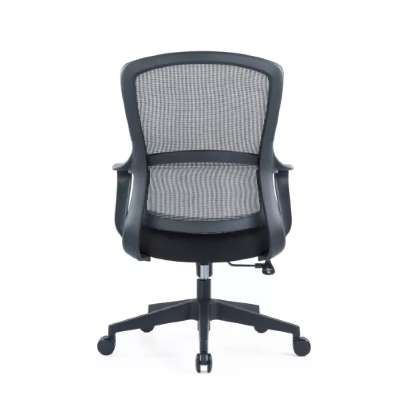 Cadeira de escritório ergonómica Up Up Darwin preto, tecido preto + rede cinzenta