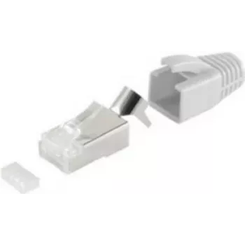 Conector de fio RJ-45 ShiverPeaks BS72067-10GR Cinzento Metálico