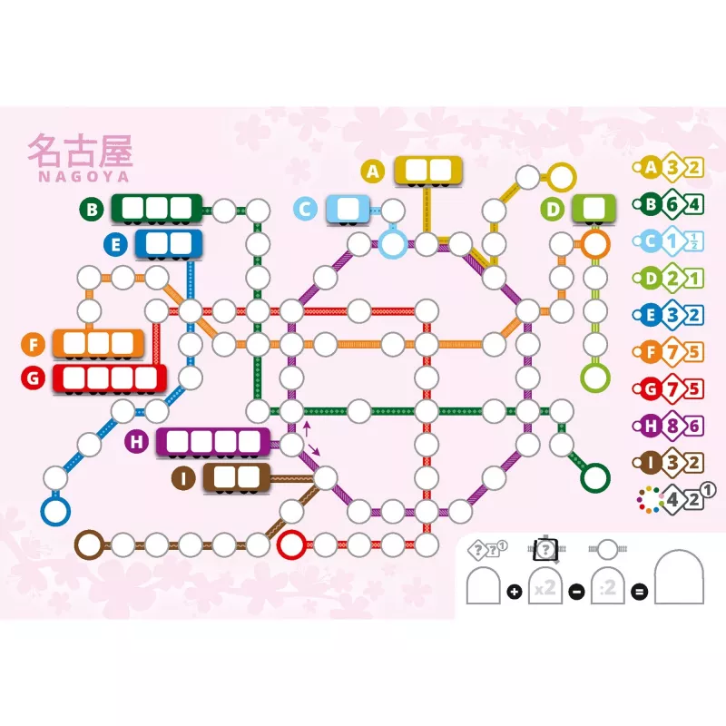 Voll verplant - bloco adicional Japão, jogo de tabuleiro