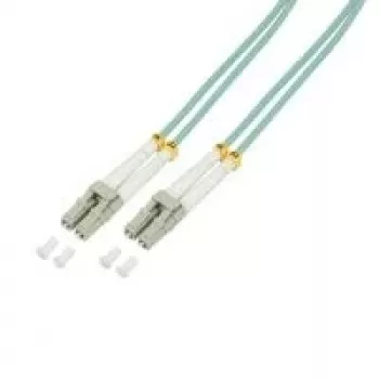Logilink - cabo patch - LC multimodo (M) - LC multimodo (M) - 2 m - fibra ótica - 50/125 micrómetros - OM3 - sem halogéneos - água-marinha (FP3LC02)