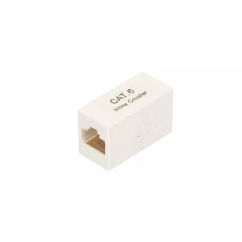 Tomada Extralink RJ45 CAT6 UTP, plástico, branco, 1 unid.