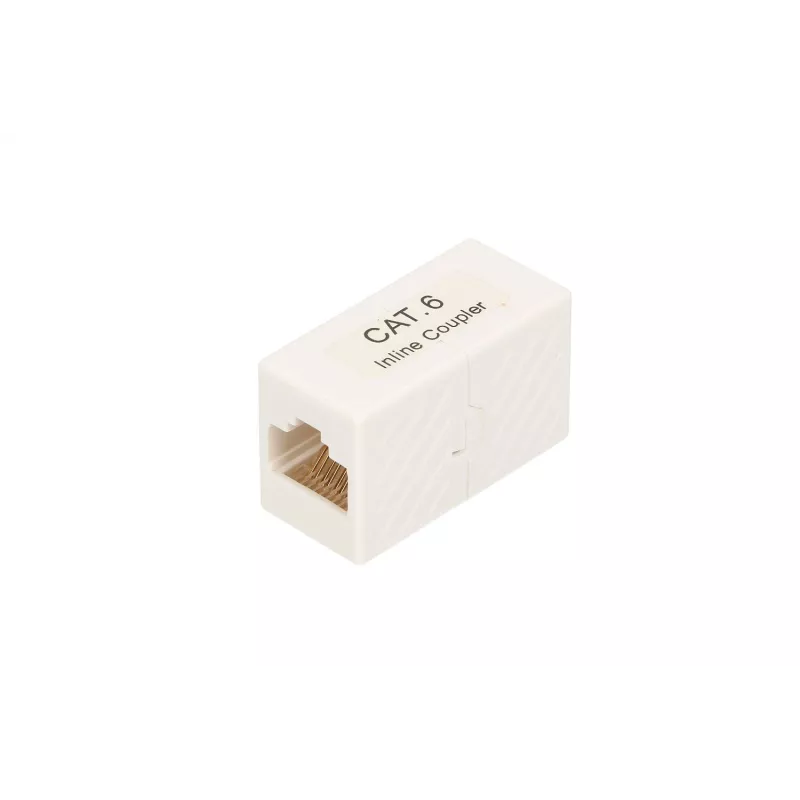 Tomada Extralink RJ45 CAT6 UTP, plástico, branco, 1 unid.