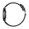 Smartwatch Colmi L28 com bracelete de silicone preta e bracelete de couro preta