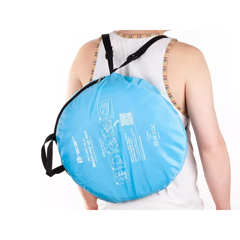 Tenda de praia pop-up TRACER Tracer 46954 — proteção UV leve, abrigo portátil