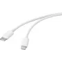 Basetech Cabo USB USB 2.0 ficha USB-C®, ficha Apple Lightning 2,00 m branco BT-2347612