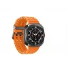Samsung Galaxy Watch Ultra 3,81 cm (1,5 polegadas) AMOLED 47 mm Digital 480 x 480 píxeis Ecrã tátil 4G Cinzento, Titânio Wi-Fi GPS (satélite)