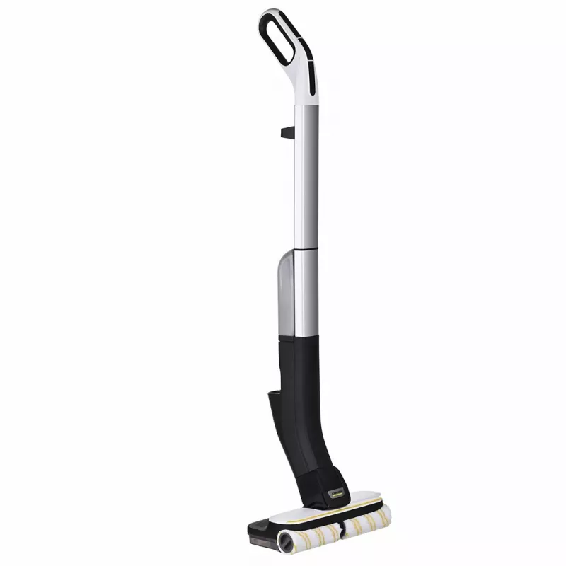 Aspirador Kärcher FC 4-4, bateria de iões de lítio 2,5 Ah, limpeza a seco e a húmido, escova cilíndrica de 30 cm, preto/cinzento