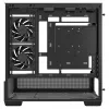 Caixa PC Midi Tower DeepCool CG380 3F – preto, 235×437×451 mm, suporta 2x120 mm ventoinhas laterais + 1x120 mm traseira, fonte de alimentação em baixo, HDD 2,5 polegadas/3,5 polegadas