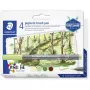 Caneta pincel pigment Staedtler 371 marcador amarelo 1 unid.