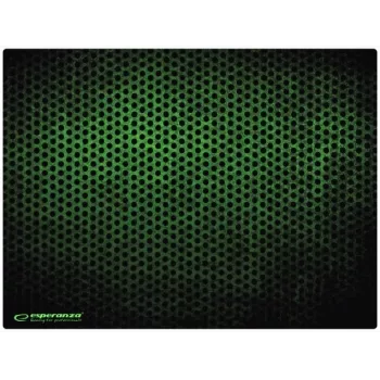 Tapete de rato ESPERANZA EGP103G — tapete gaming de borracha, 400×300×3 mm, com padrão verde
