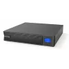 Fonte de alimentação ininterrupta PowerWalker VFI 1000 ICR IoT, conversor online duplo, 1 kVA / 1000 W, 8 saídas C13, LCD, Rack/Tower 2U, preto