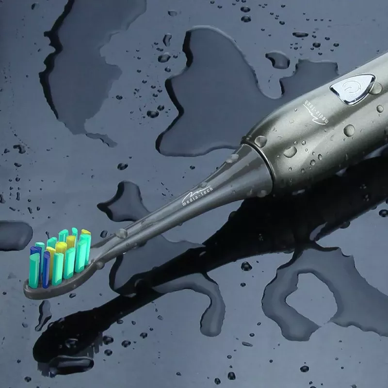 Escova de dentes Media-Tech SONIC WAVECLEAN adulto castanho